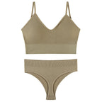 Wireless Open Back Bra Set