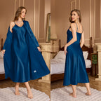 Sleeveless Nightgown & Robe Set