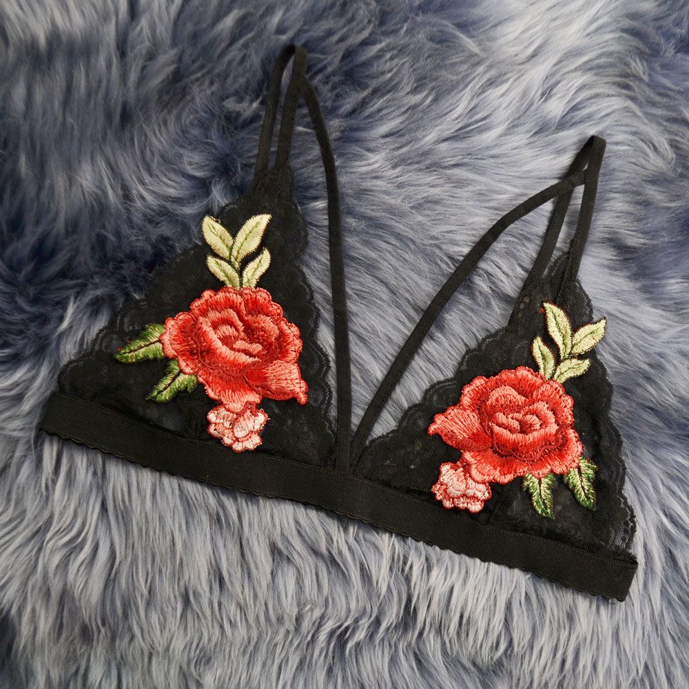 Floral Embroidered Lingerie Dress