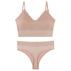 Wireless Open Back Bra Set
