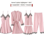 5 PIECES WOMEN’S PAJAMA SET