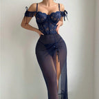 Tibetan Style Lace Lingerie Set
