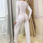 WOMEN’S PAJAMA SET WITH LONG SLEEVES AND LONG PANTS