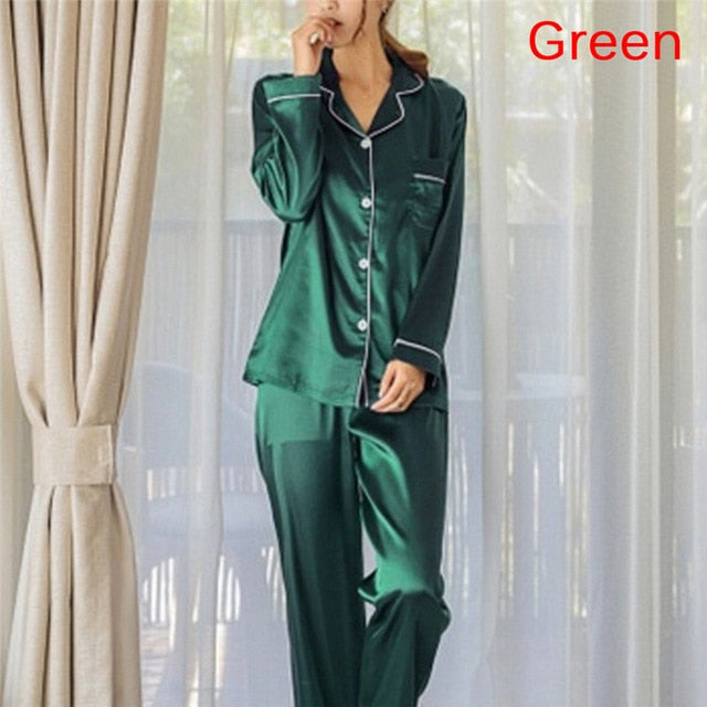 Women’s Satin Pajama Set