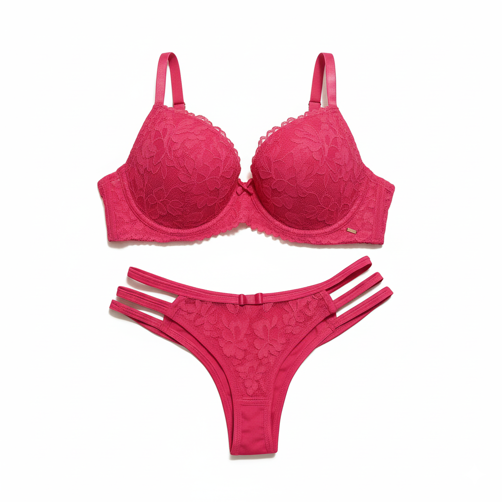 CROPPED BRA AND PANTIES SET