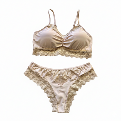 BASIC PADDED SWIMMER BRA, PANTY WITH WIDER BACK DESIGN