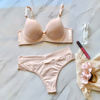 PLUS-SIZE PADDED LINGERIE SET