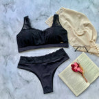 LACE TOP LINGERIE SET