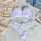 CROPPED BRA AND PANTIES SET