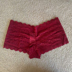 LACE CALEÇON PANTY WITH HIGHER WAIST AND COTTON LINING