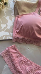 PLUS-SIZE PADDED LINGERIE SET