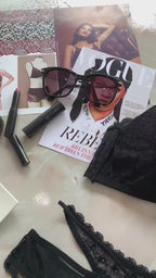 TWISTED FRONT BRA AND PANTY SET