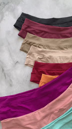 SEAMLESS MICROFIBER PANTY WITH WIDER BACK